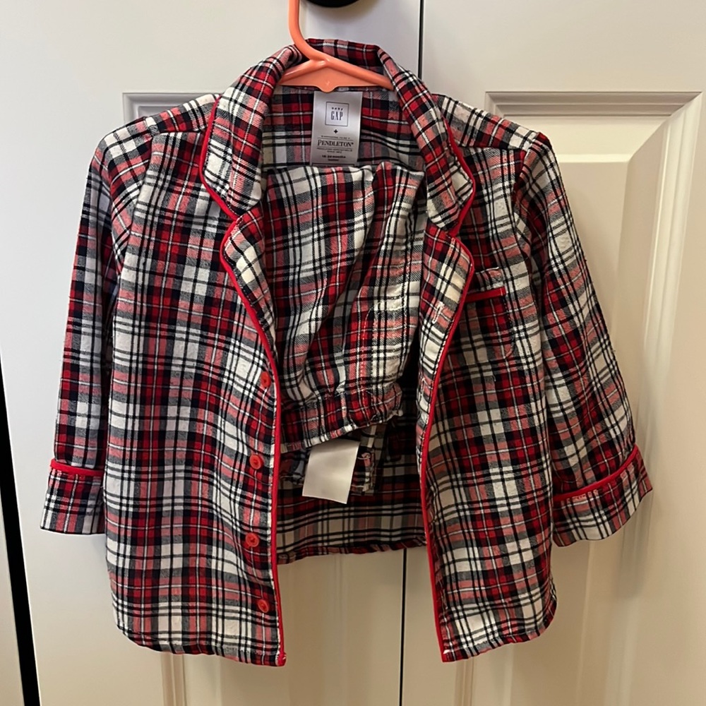 Baby gap x Pendleton collab Pajama Set 18-24 months - Picture 2 of 6